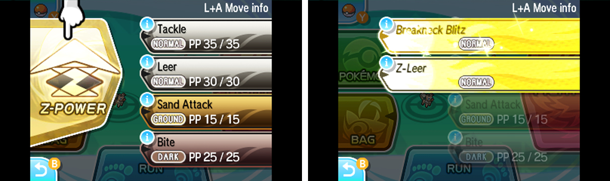 Status moves have enhanced effects if used as a Z-Move.