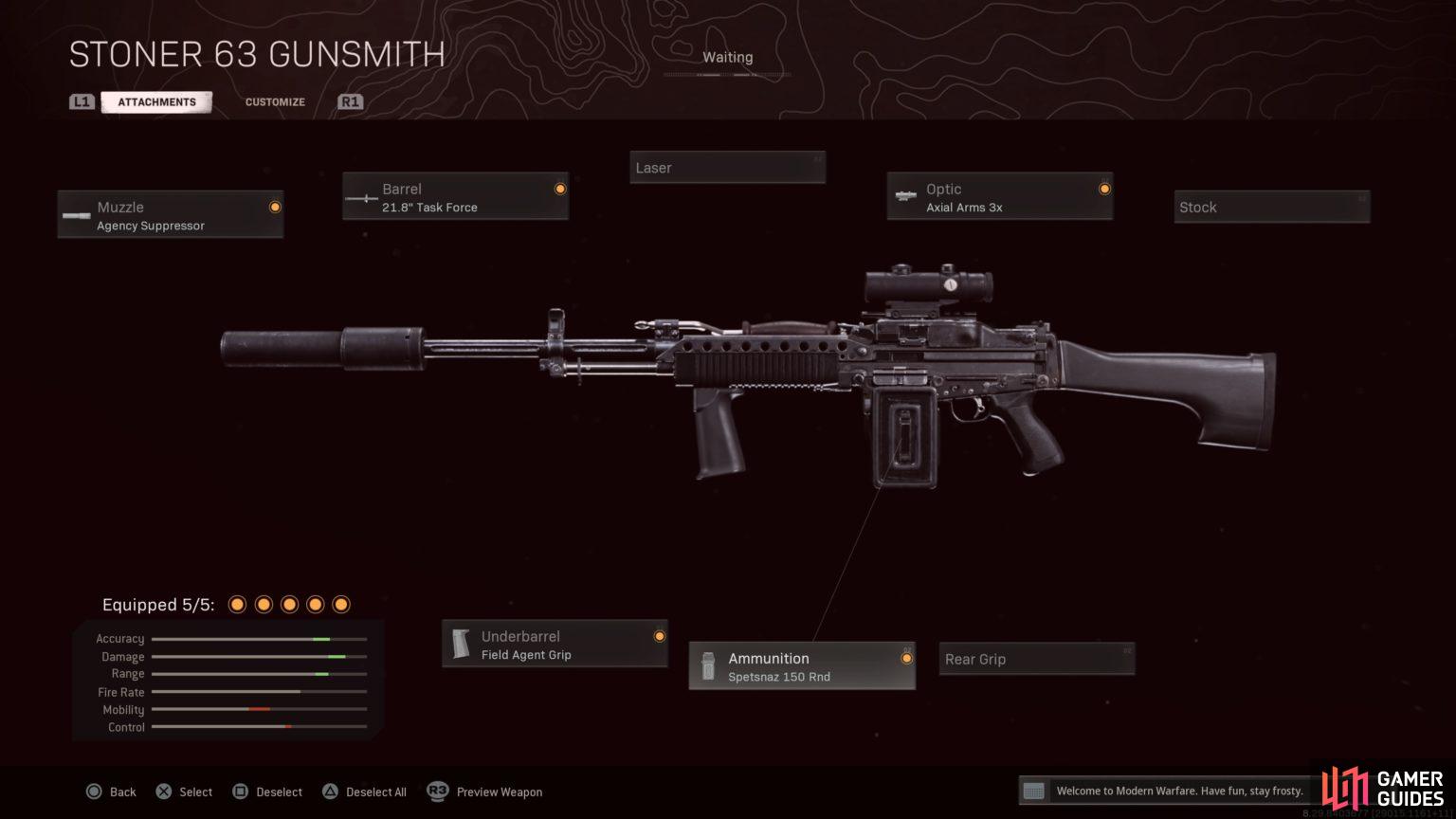 Stoner 63 w/ Attachments 