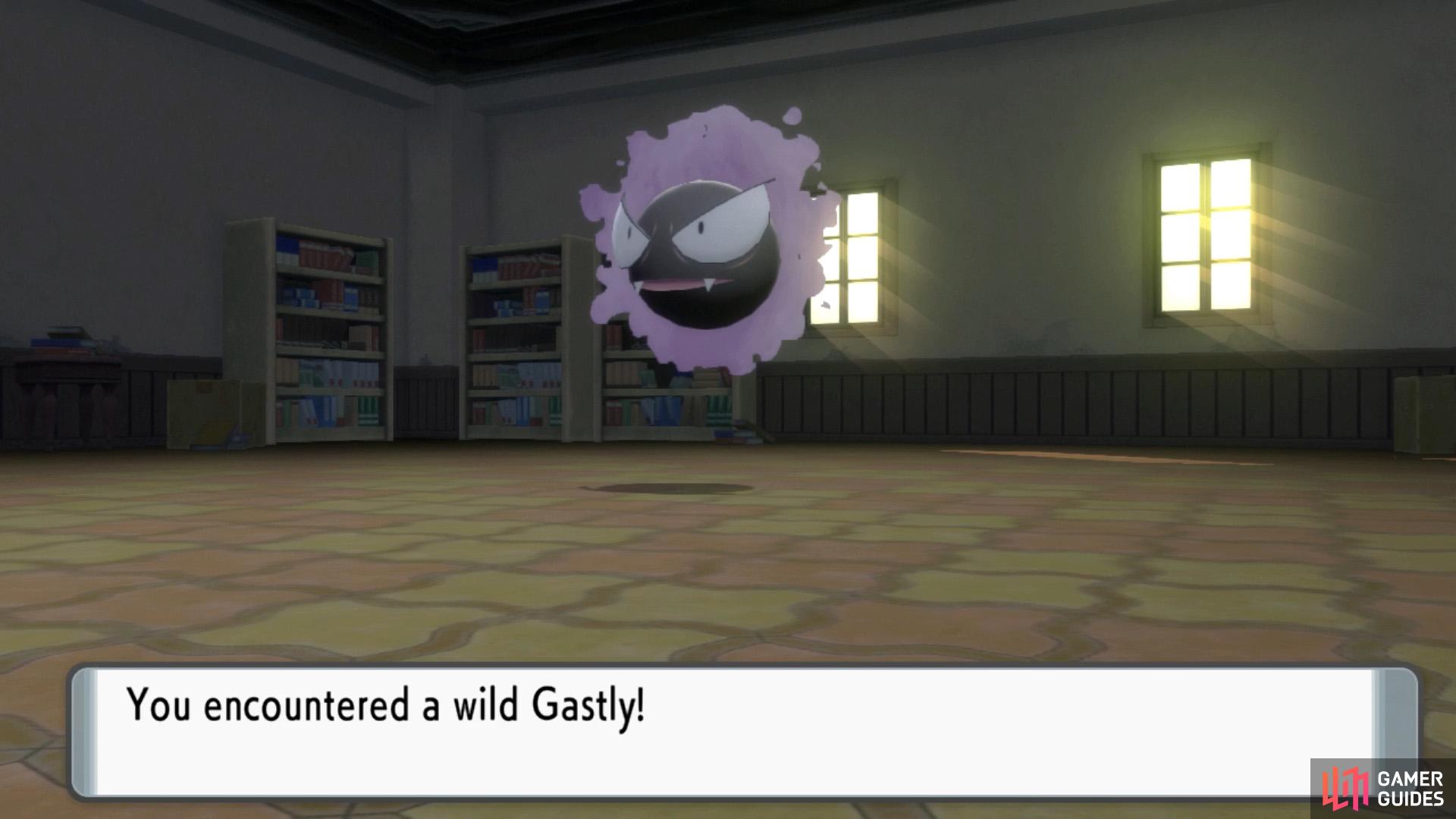 There’s nothing but Gastly to be found.