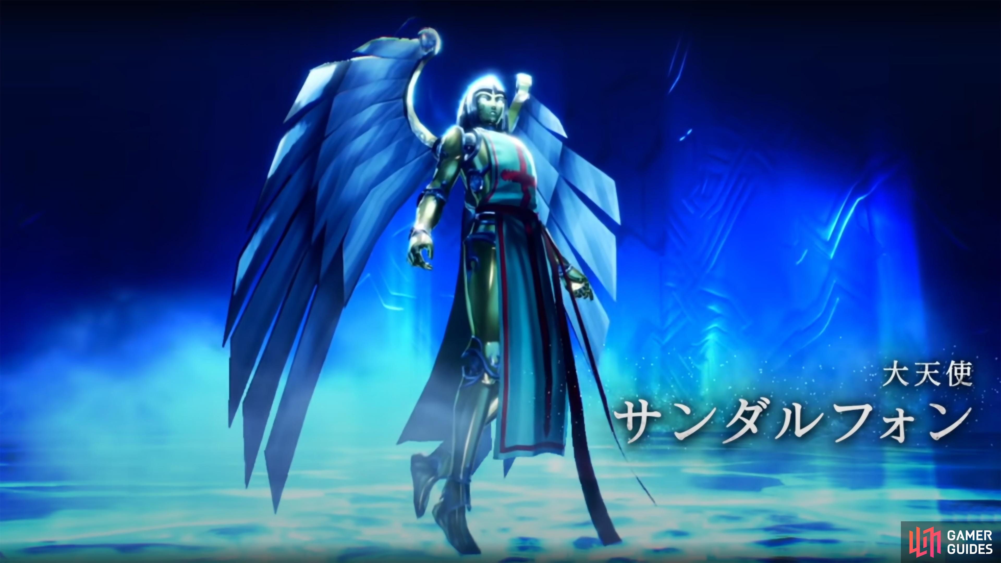 Sandalphon in Shin Megami Tensei V.