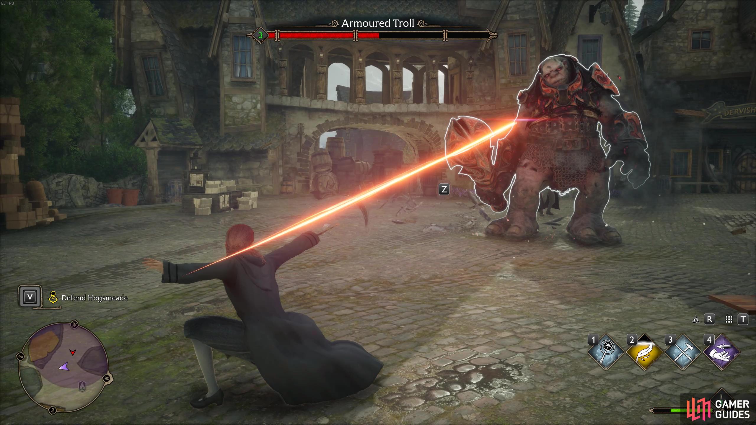 Basic casts are the only spell you’ll be able to use in this fight. 