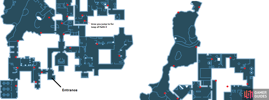 Map for the location of the cameras for the Can’t See Me challenge.