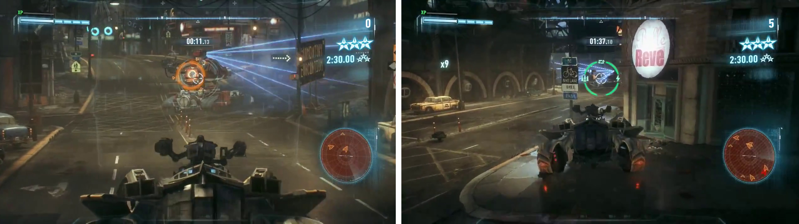 sneak up and shoot the Cobras from behind (left). For each one you destroy, two more will spawn (right).