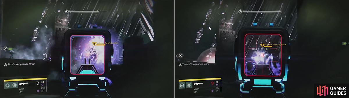 If you are part of the teleport group, stand at the back until you are teleported. When you return, keep attacking Atheon and repeat the process.